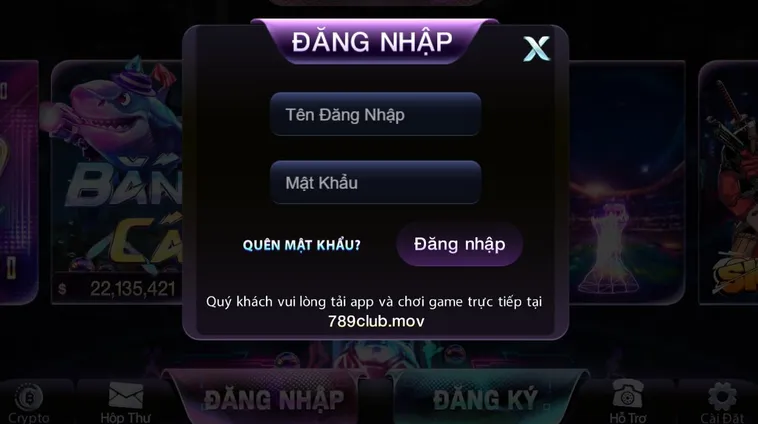 Truy Cập Hệ Thống Đăng Nhập 789club Trải Nghiệm Thế Giới Game Đổi Thưởng Đỉnh Cao