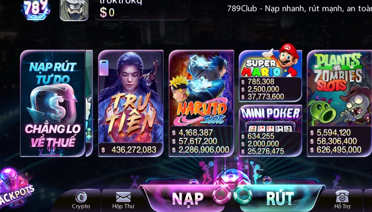 Slots Game 789club Thiên Đường Quay Hũ Đổi Thưởng Đẳng Cấp Thế Giới