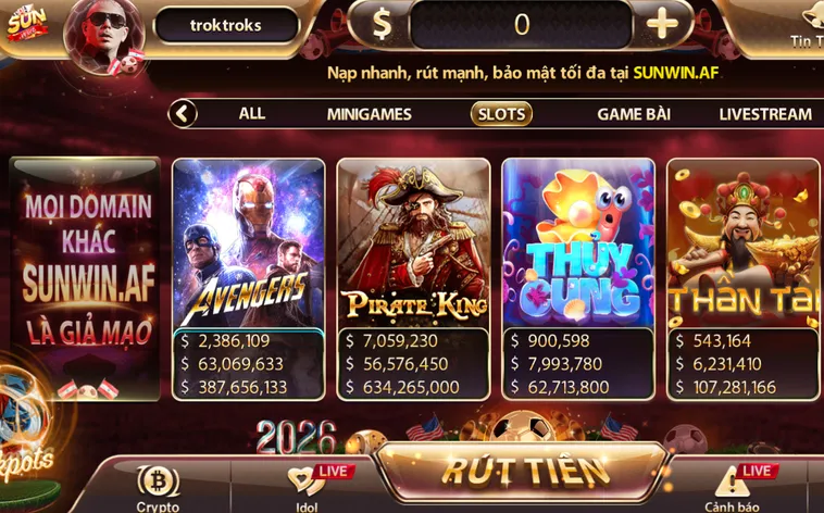 Nổ hũ Sunwin sảnh game nổ hũ đẳng cấp thế giới.